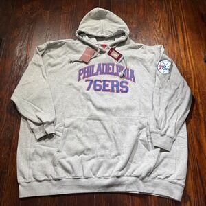 MITCHELL NESS Philadelphia 76ers Iverson NBA Hardwood Classics Hoodie Mens 6XLB